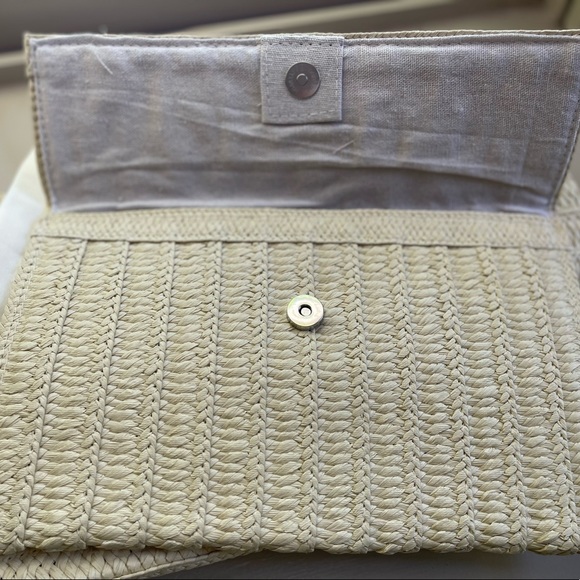 NWT Bonjour Clutch Purse. Clasp closure. Approximately 7.5”X11”. - Picture 2 of 3